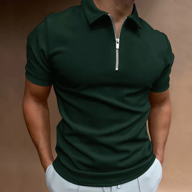 Alex | Casual Polo Shirt | Zippered Polo | Comfortable Men's Polo 12