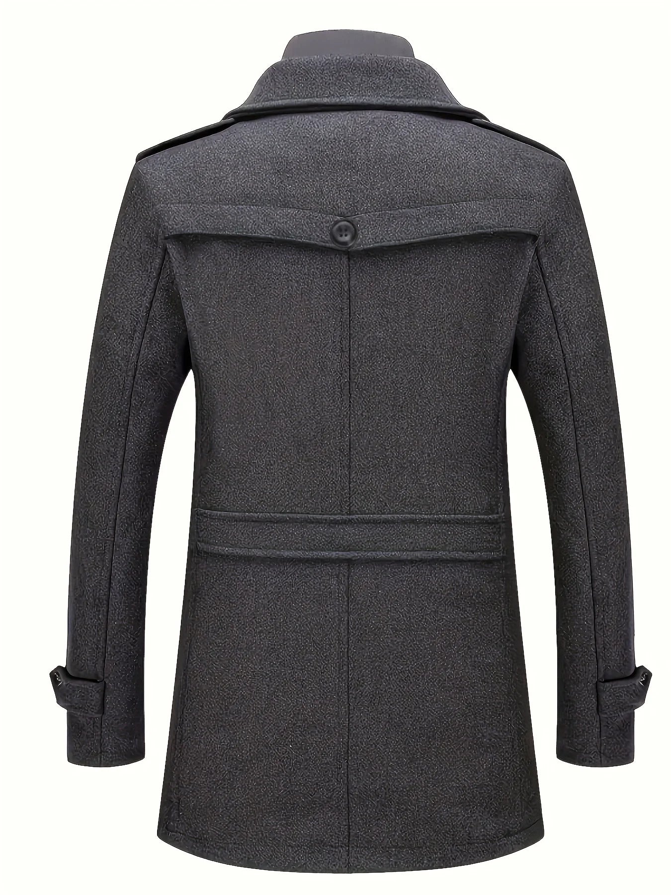 Elias | Men's Wool Coat | Long Wool Coat | Wool Trench Coat 5
