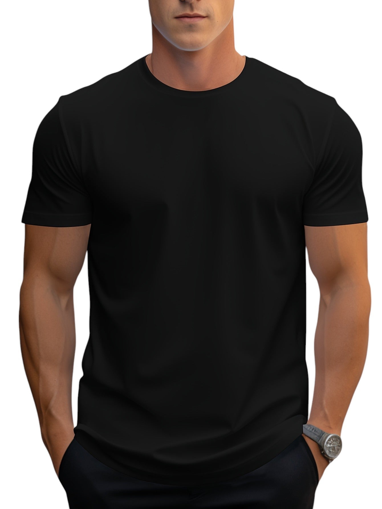 Ethan | Basic T-Shirt | Breathable Fabric | Regular Fit 0