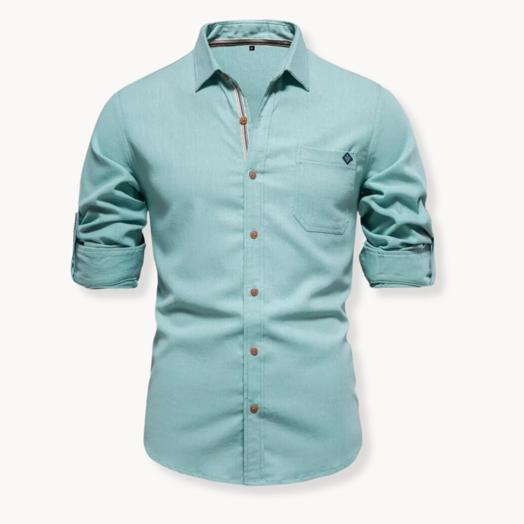 Ethan | Breathable Blouse | Easy Movement | Button Front 5