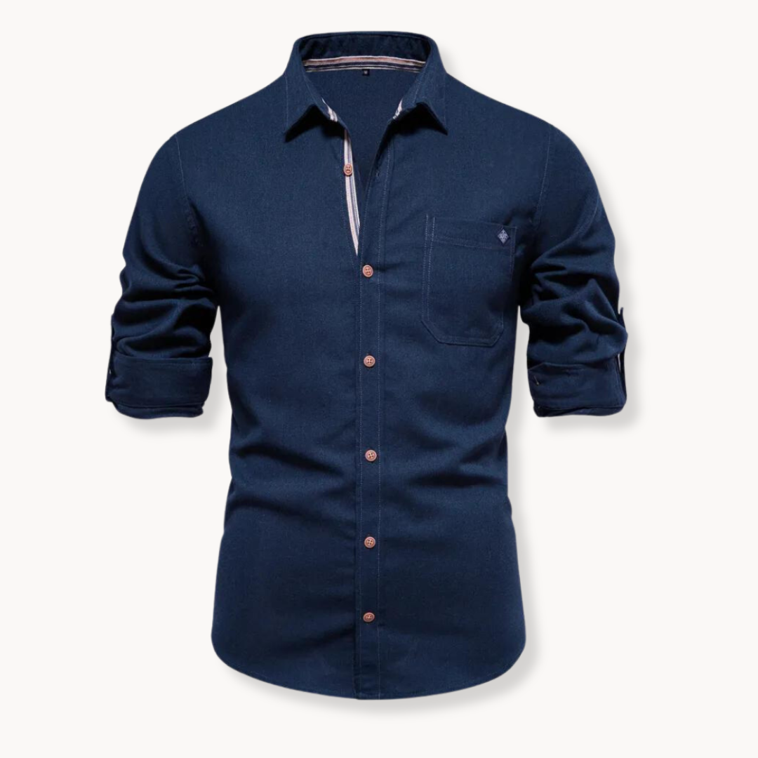 Ethan | Breathable Blouse | Easy Movement | Button Front 8