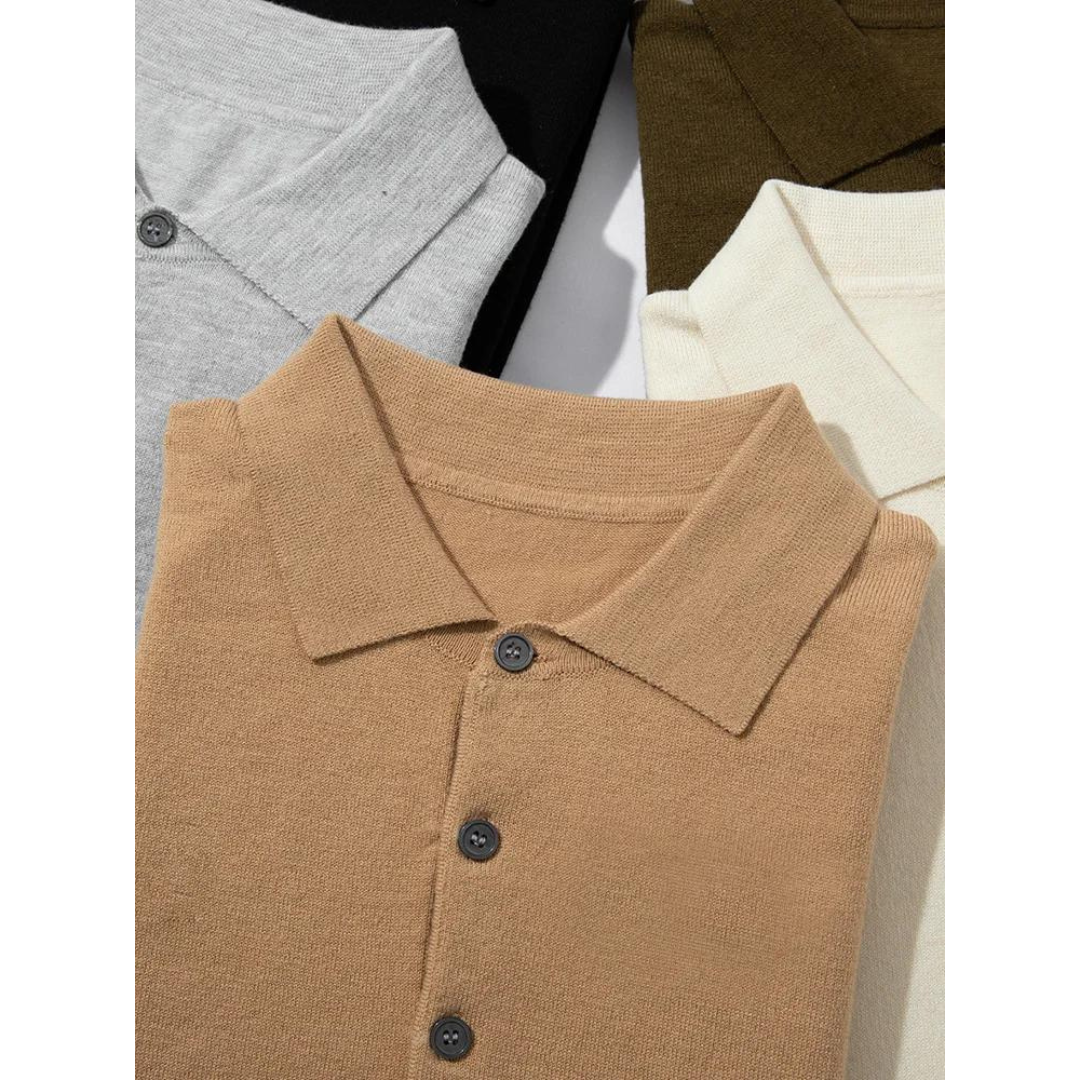 Ethan | Breathable Polo Shirt | Lightweight Fabric | Natural-Fiber Blend 5