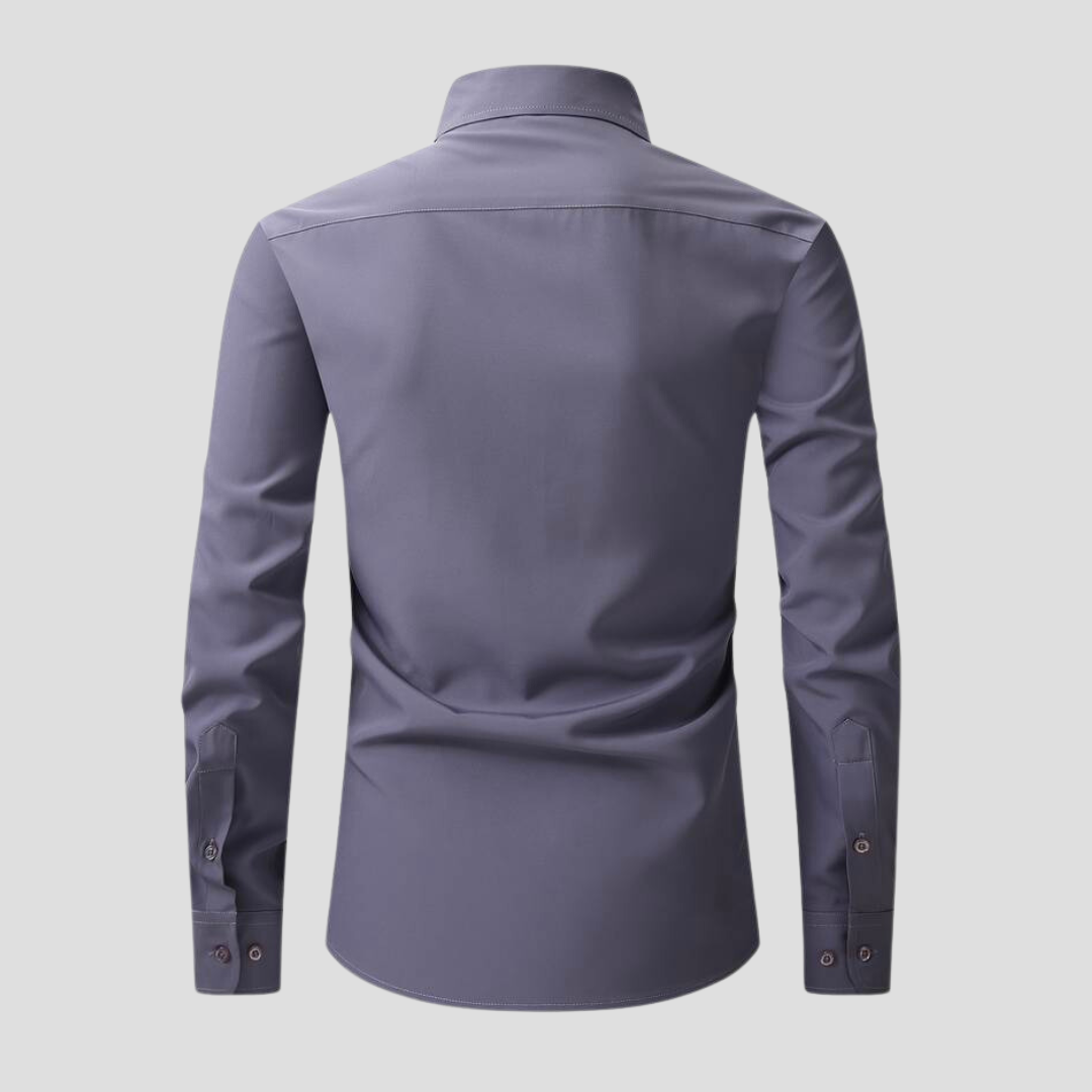 Ethan | Business Dress Shirt | Wrinkle-Resistant Fabric | Easy-Care Design 1