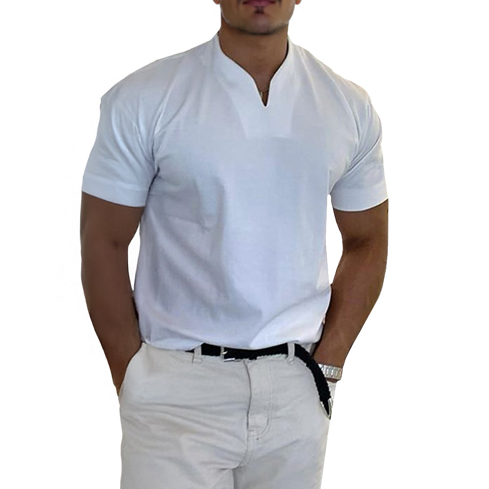 Ethan | Collarless Shirt | Breathable Fabric | Modern Fit 0