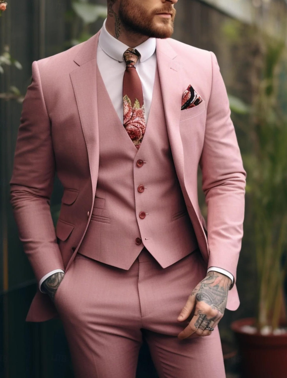 Ethan | Colorful Suit | Stylish Wedding Attire | Eye-Catching Design 0