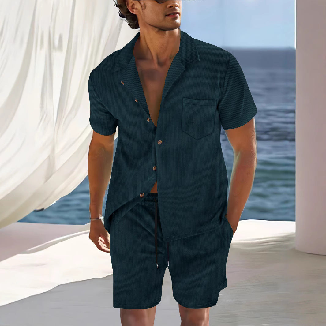 Ethan | Comfortable Shirt Set | Breathable Shorts | Relaxed Fit Outfit 1