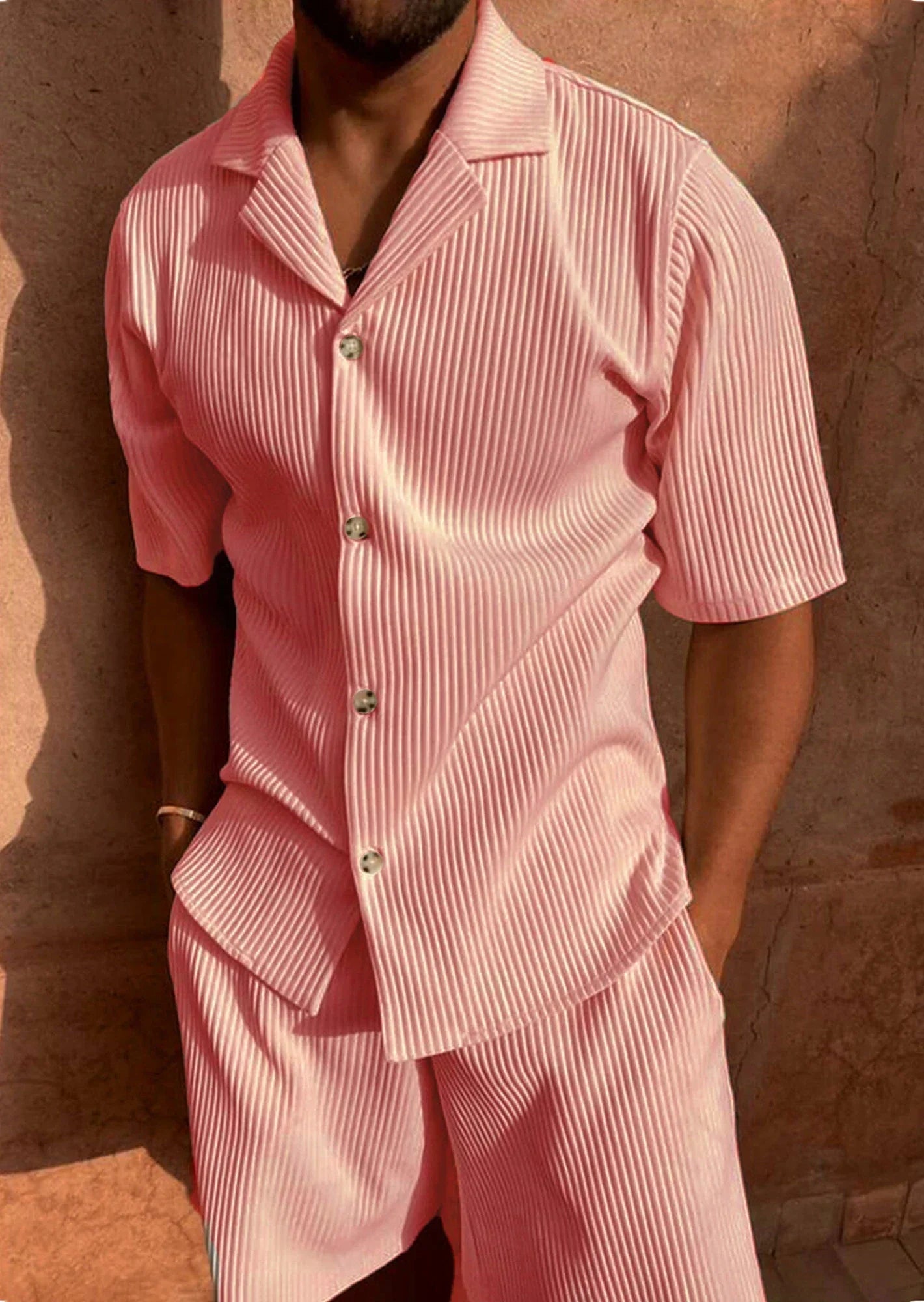 Ethan | Cord Set | Short Sleeve Shirt | Matching Shorts 1