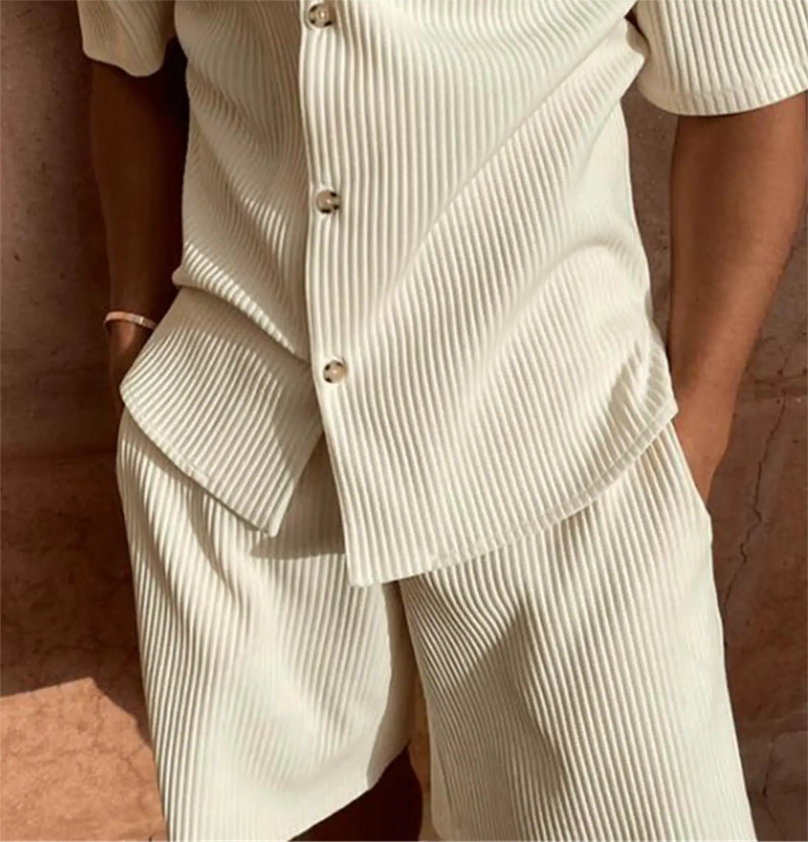 Ethan | Cord Set | Short Sleeve Shirt | Matching Shorts 6