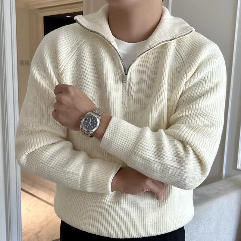 Ethan | Cotton Sweater | Quarter-Zip Style | Breathable Fabric 3