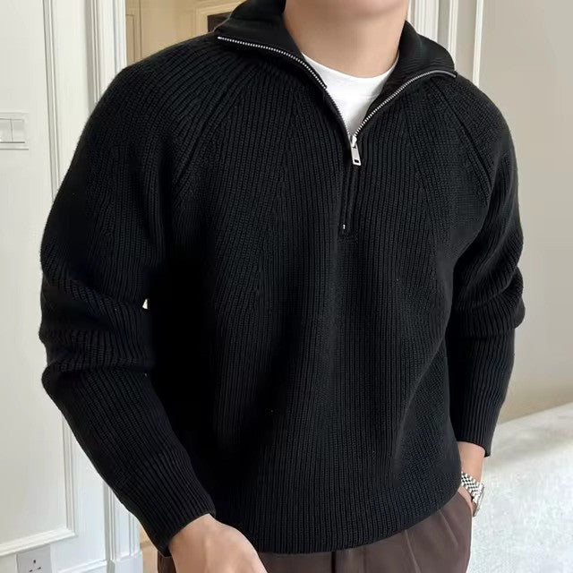 Ethan | Cotton Sweater | Quarter-Zip Style | Breathable Fabric 4