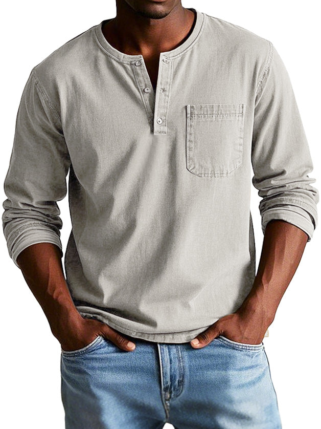 Ethan | Henley Shirt | Tailored Fit | Lightweight Fabric 1