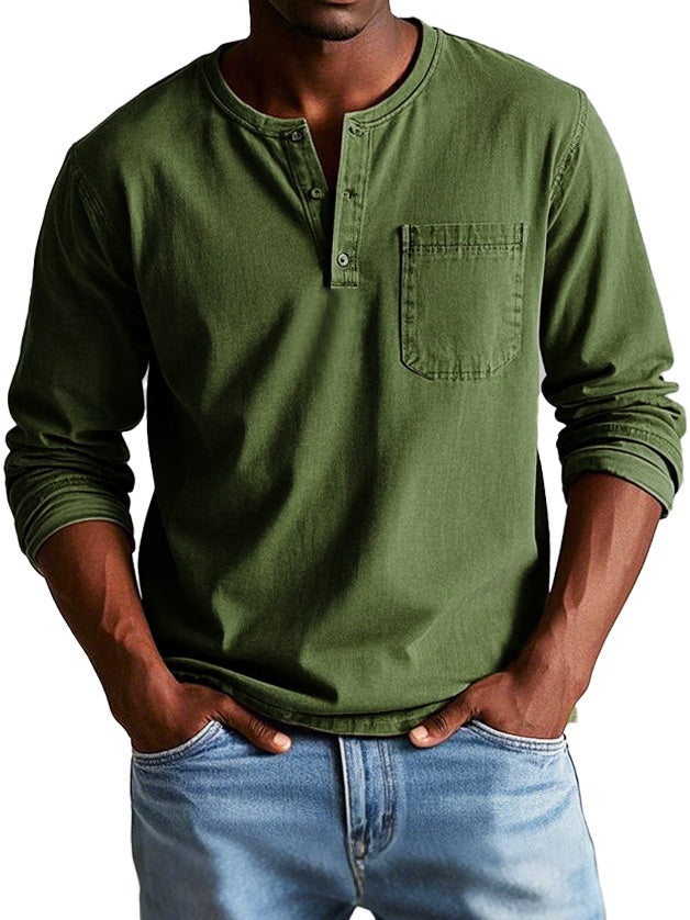 Ethan | Henley Shirt | Tailored Fit | Lightweight Fabric 6