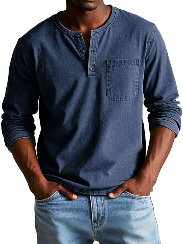 Ethan | Henley Shirt | Tailored Fit | Lightweight Fabric 8