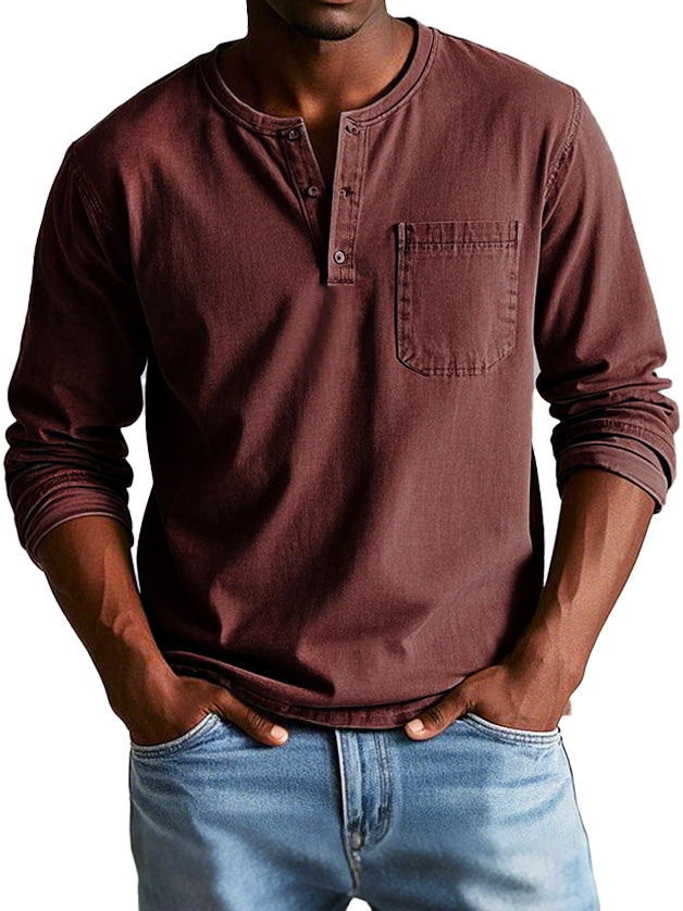 Ethan | Henley Shirt | Tailored Fit | Lightweight Fabric 9
