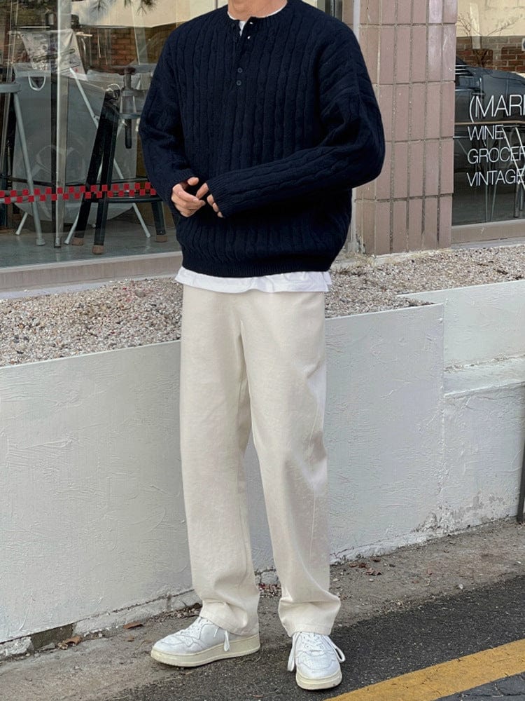 Ethan | Henley Sweater | Wool Blend | Casual Wear | Comfortable Style 4