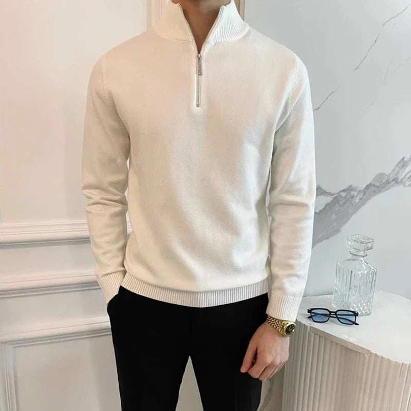 Ethan | Knit Zip-Up Sweater | All-Season Wear | Stylish Comfort 3