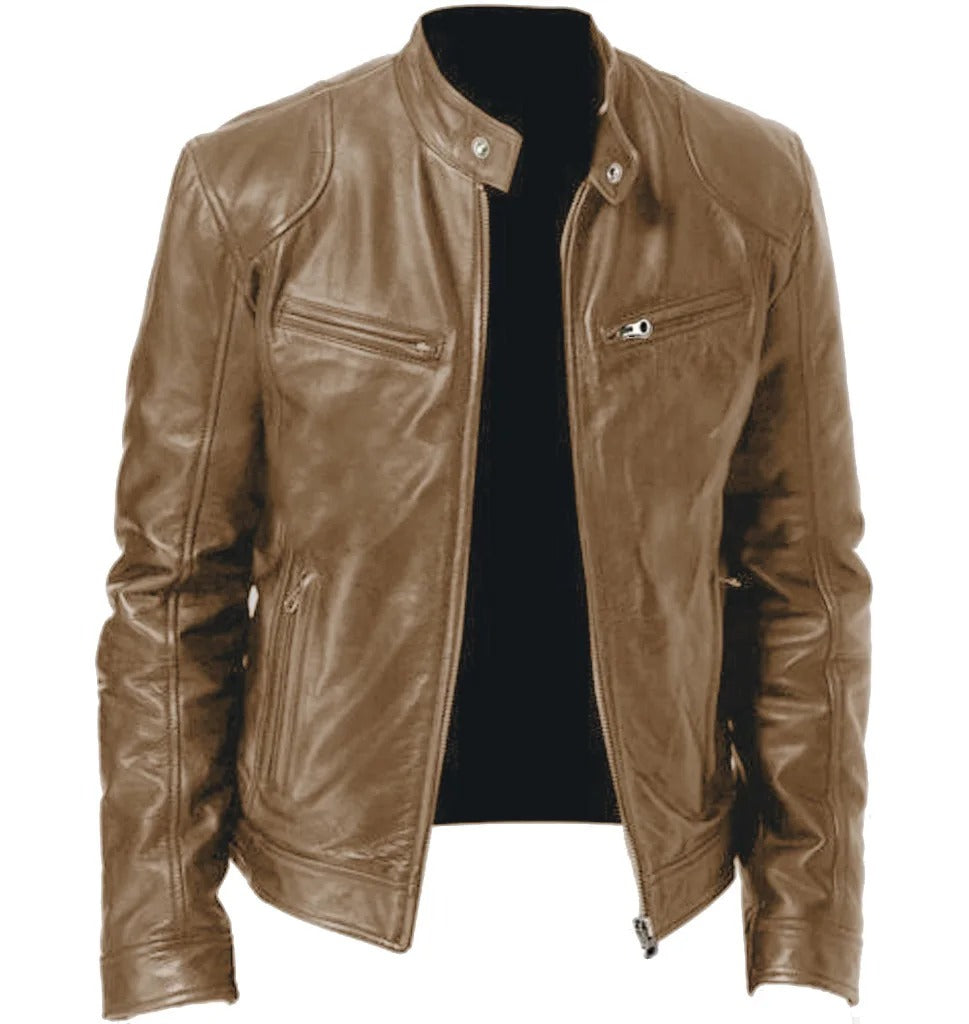 Ethan | Leather Jacket | Stylish Outerwear | Warm Winter Wear 0