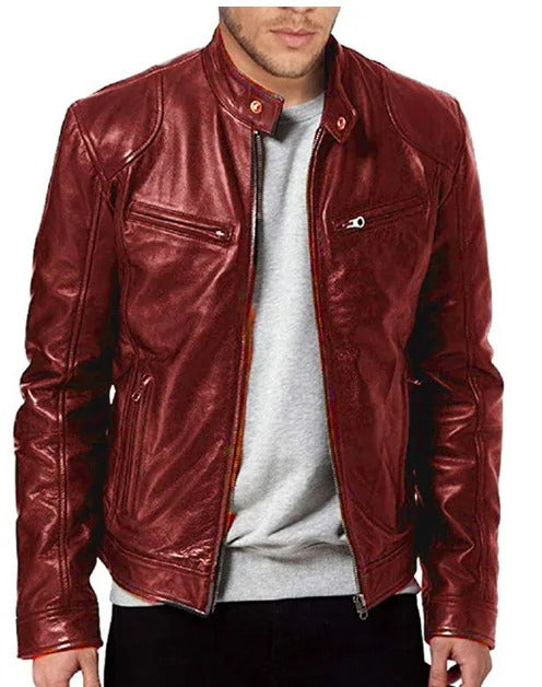 Ethan | Leather Jacket | Stylish Outerwear | Warm Winter Wear 2