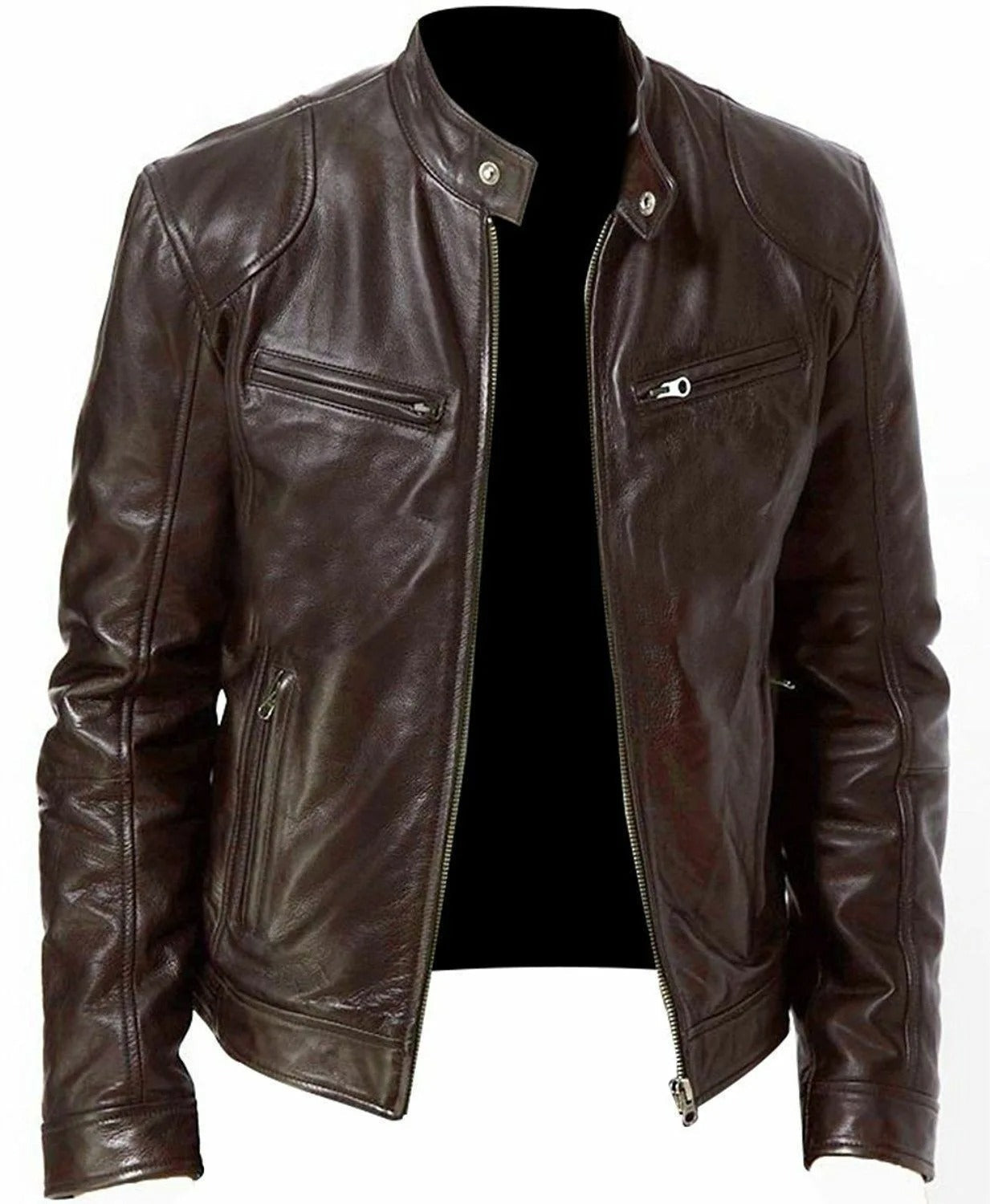 Ethan | Leather Jacket | Stylish Outerwear | Warm Winter Wear 3