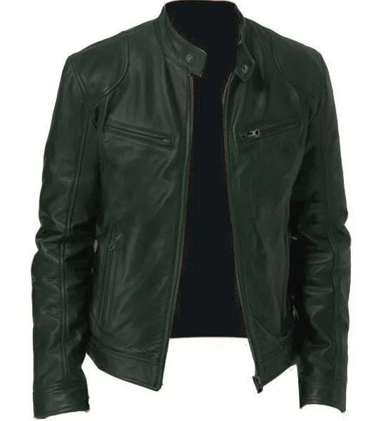Ethan | Leather Jacket | Stylish Outerwear | Warm Winter Wear 9