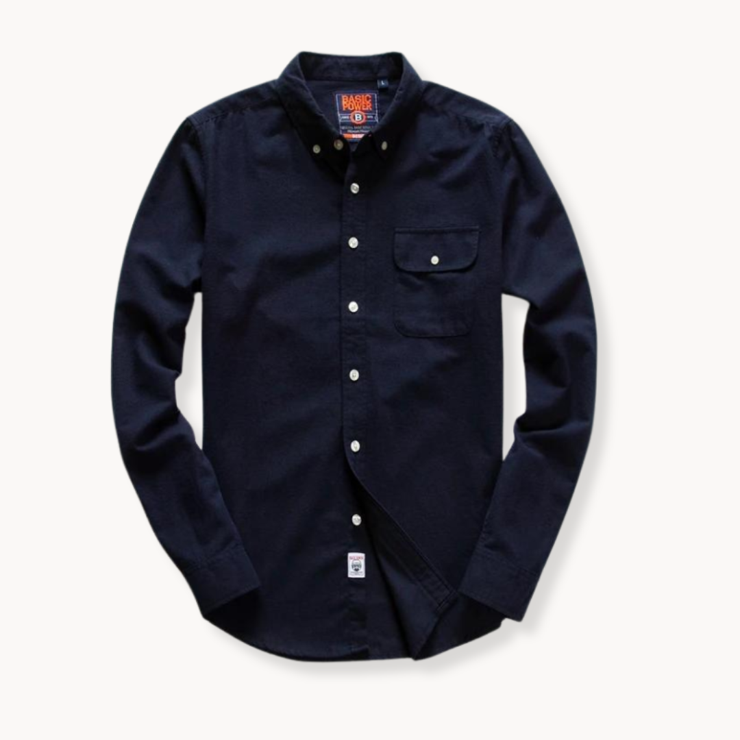 Ethan | Long Sleeve Shirt | Button-Down Style | Layering Essential 3