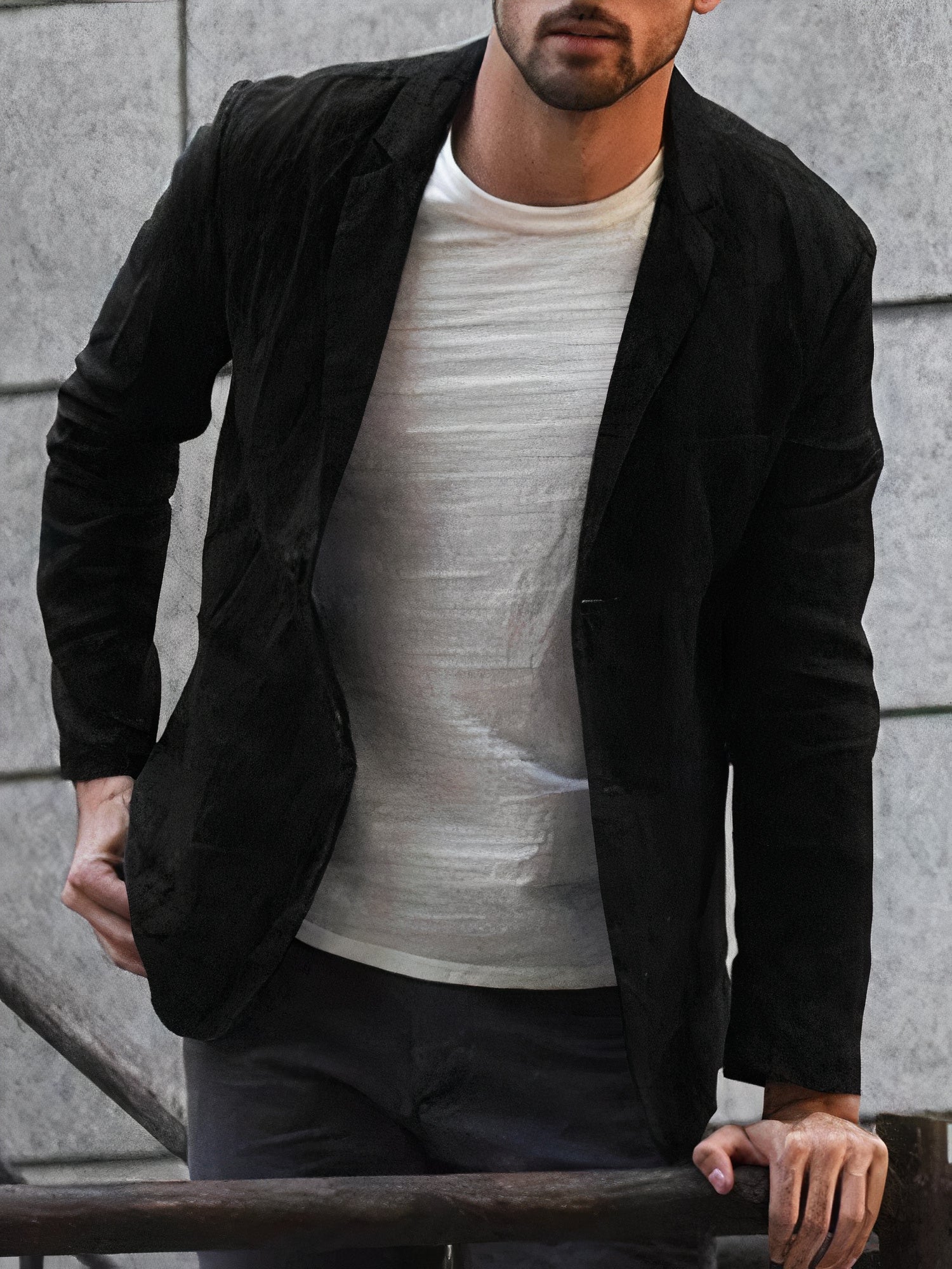 Ethan | Men's Jacket | Linen Style | Breathable Comfort 4