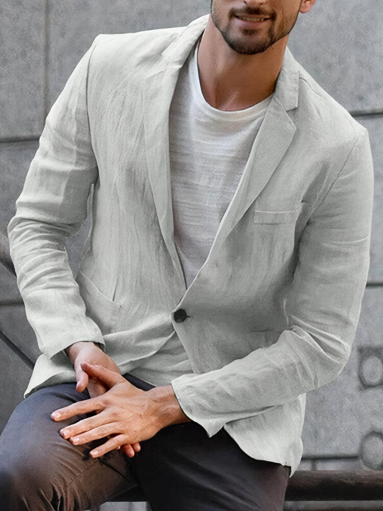 Ethan | Men's Jacket | Linen Style | Breathable Comfort 5