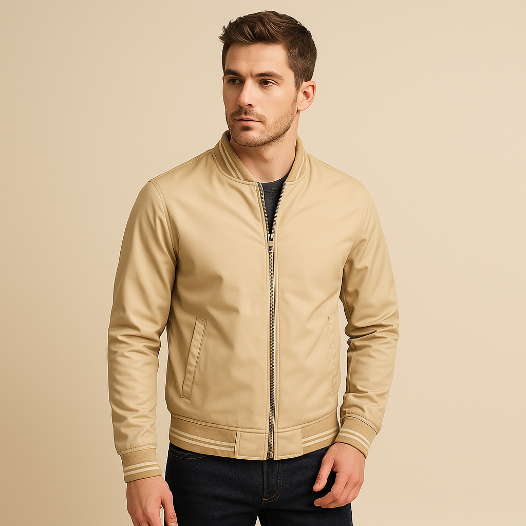 Ethan | Men's Jacket | Sporty Elegance | Light Cotton Jacket 3
