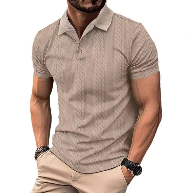 Ethan | Men's Polo Shirt | Jacquard Texture | Casual Wear | Comfortable Fit 0