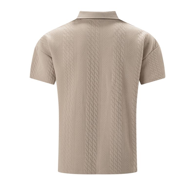 Ethan | Men's Polo Shirt | Jacquard Texture | Casual Wear | Comfortable Fit 2