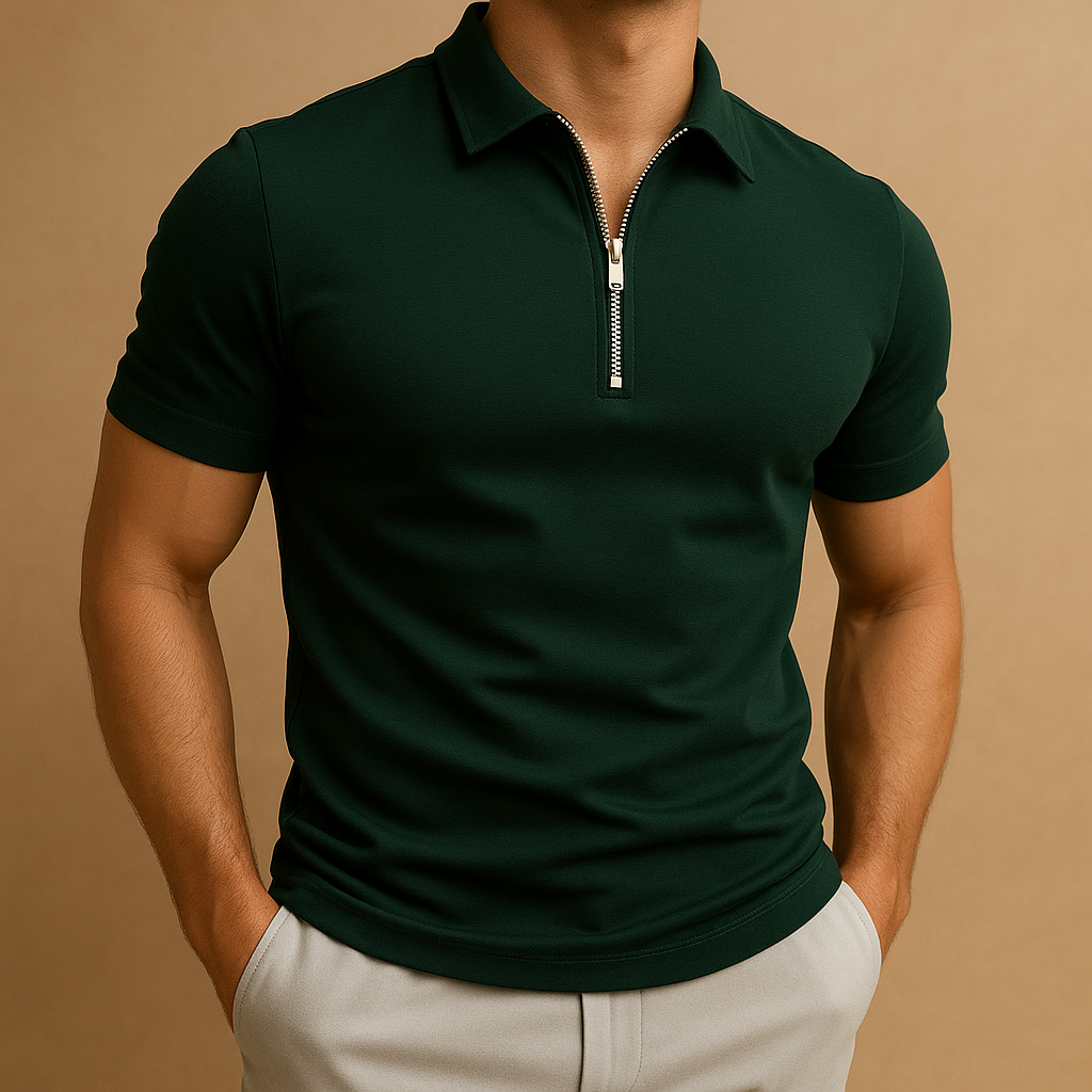 Ethan | Men's Polo Shirt | Polo Shirts | Stylish Zipper Design 4