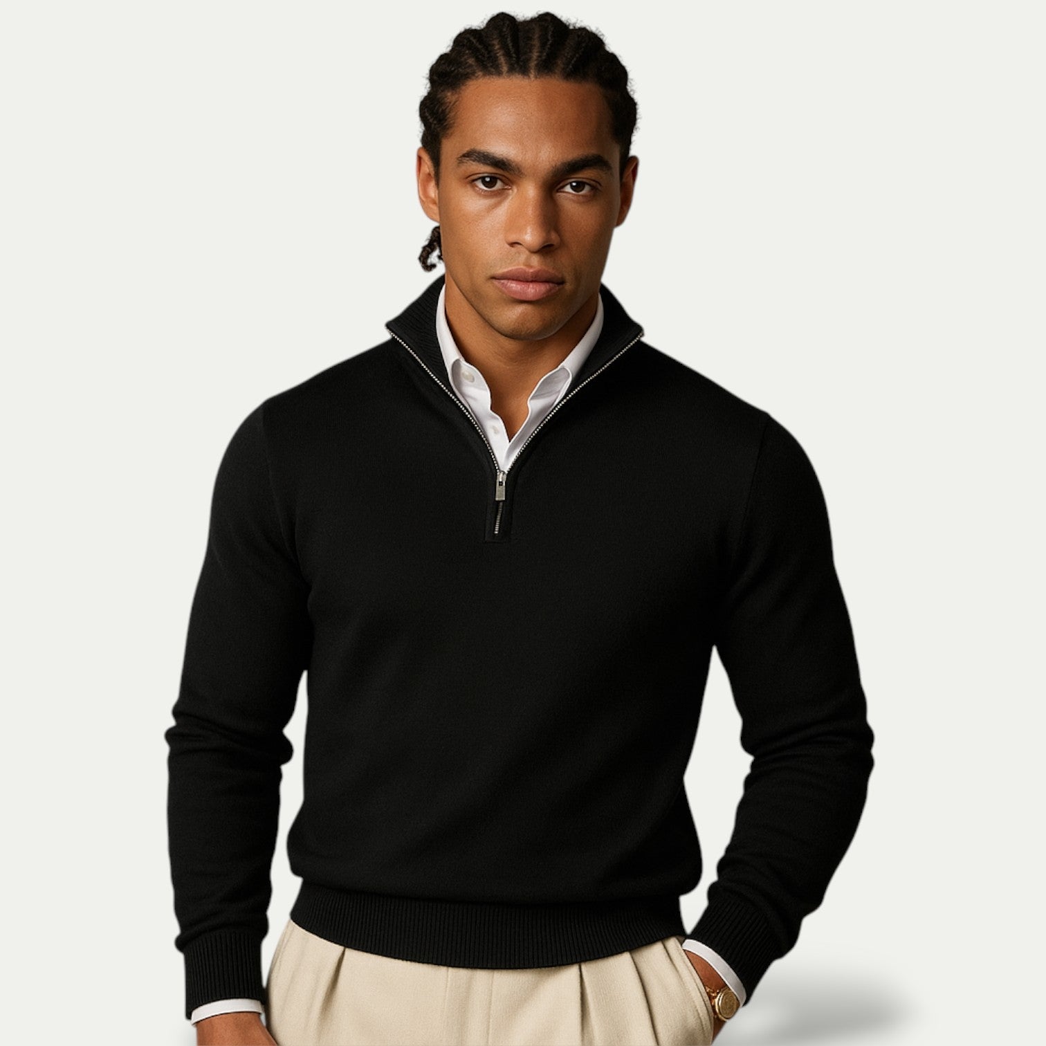 Ethan | Men's Quarter Zip | Pullover | Half Zip Sweatshirt 1