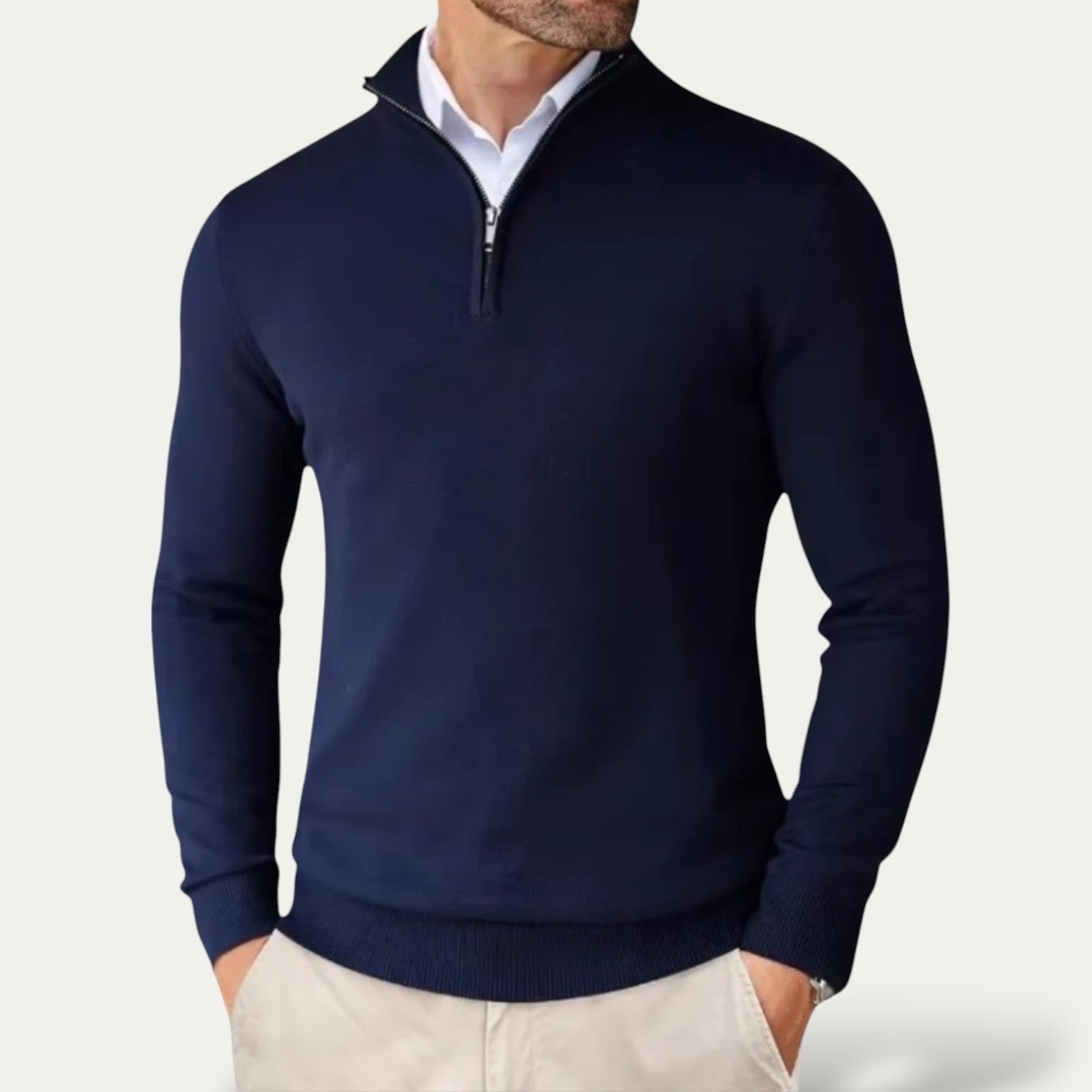 Ethan | Men's Quarter Zip | Pullover | Half Zip Sweatshirt 4