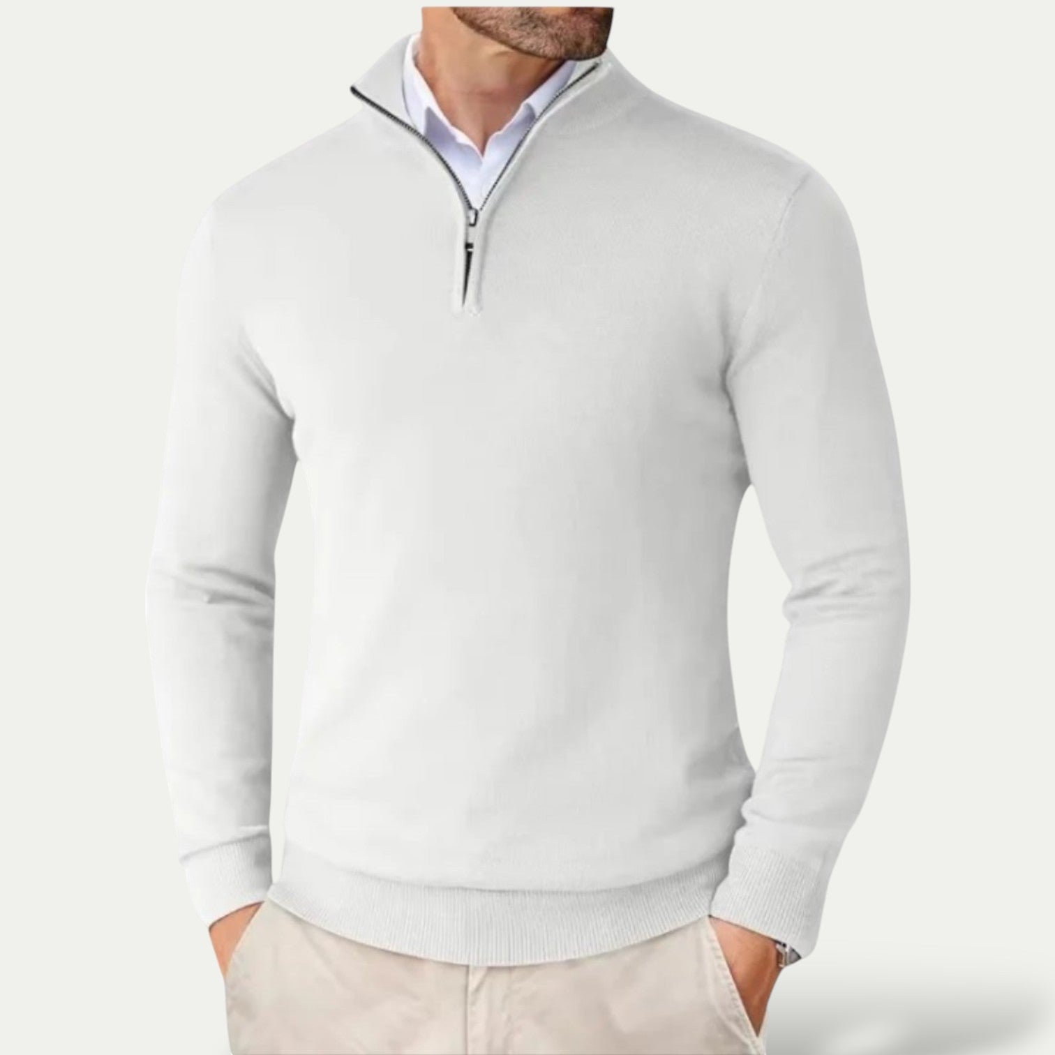 Ethan | Men's Quarter Zip | Pullover | Half Zip Sweatshirt 6