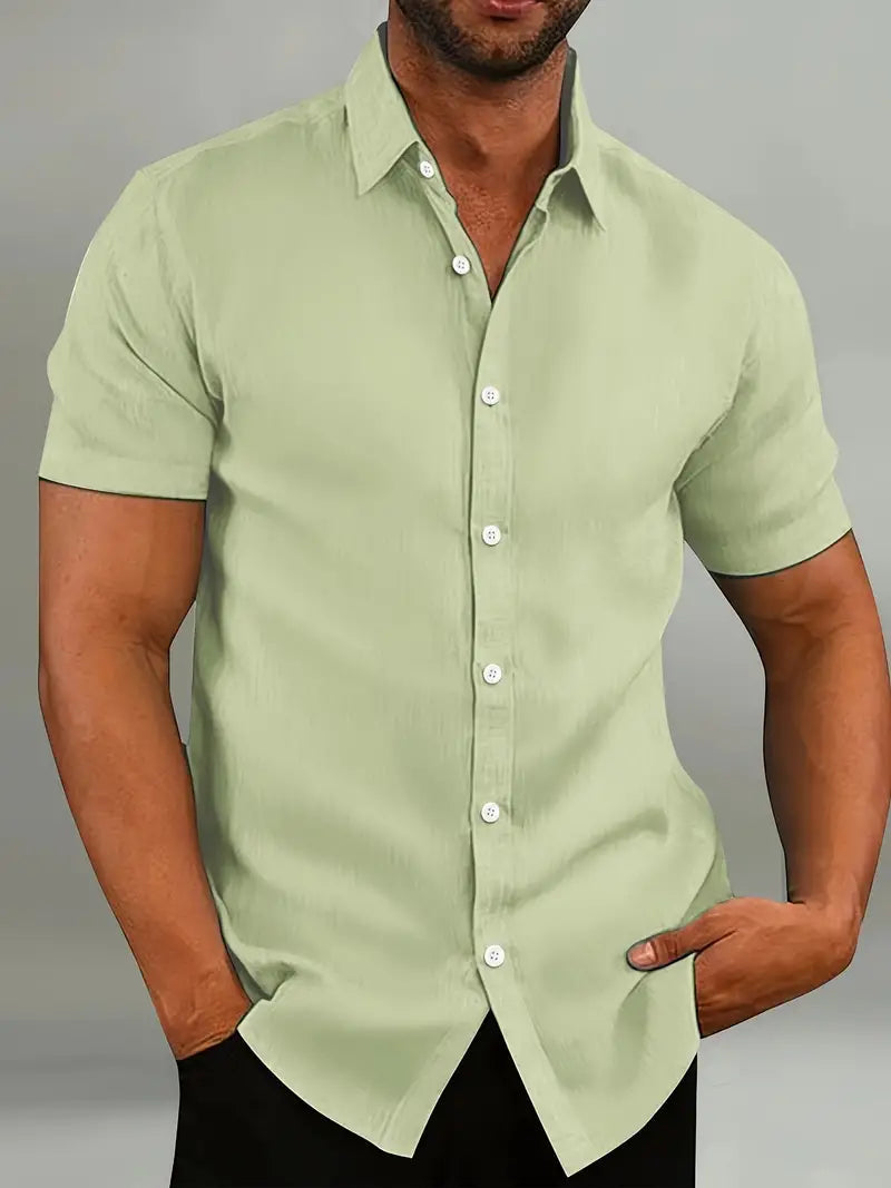 Ethan | Men's Shirt | Casual Button-Down | Lightweight Summer Wear 15