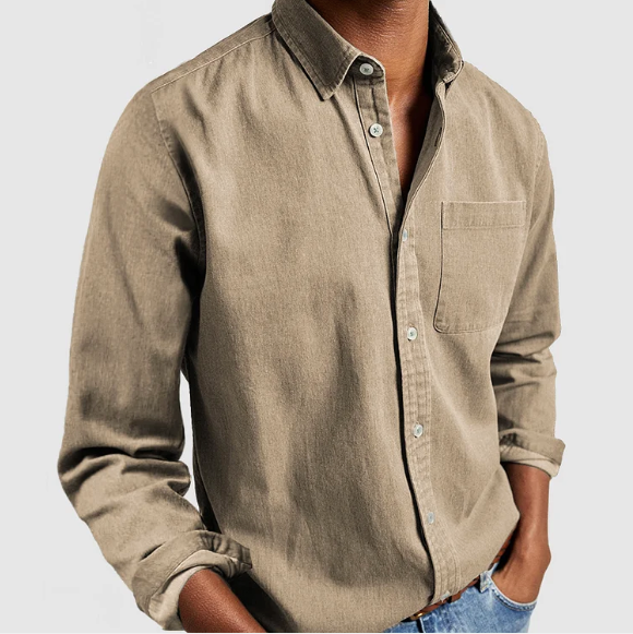 Ethan | Men's Shirt | Casual Denim Style | Soft Cotton Blend 6