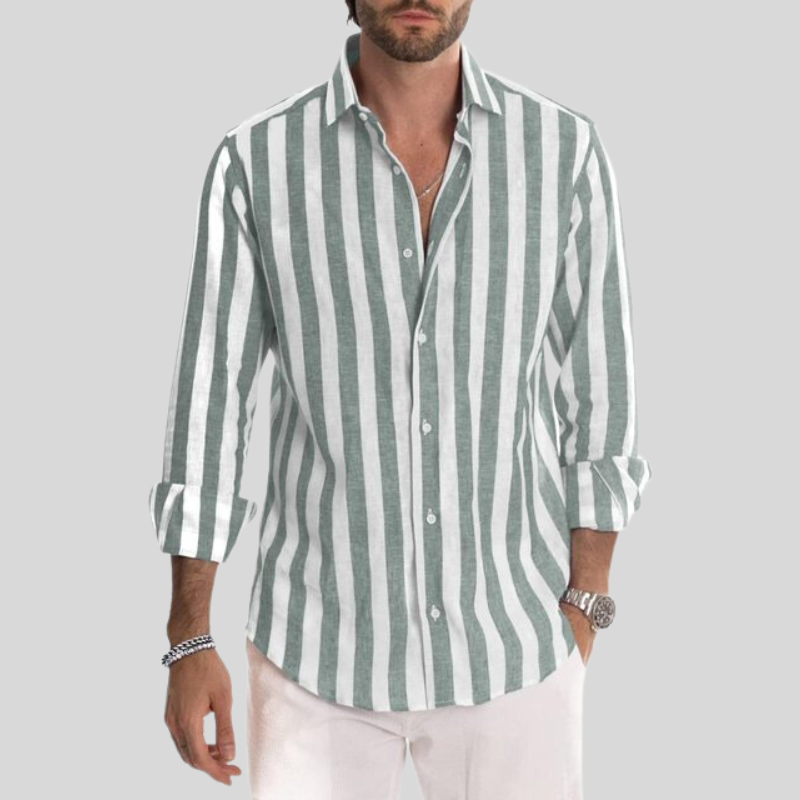 Ethan | Men's Shirt | Casual Shirt | Striped Shirt 0