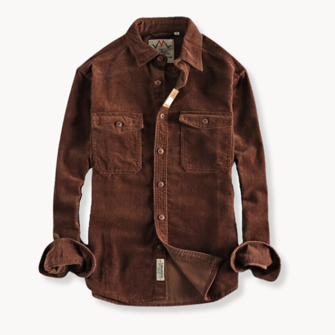Ethan | Men's Shirt | Long Sleeve Shirt | Corduroy Shirt 1