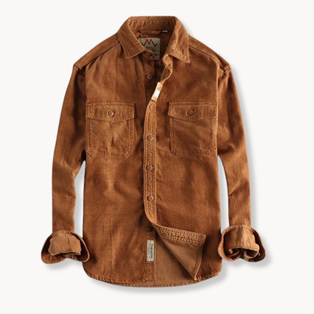 Ethan | Men's Shirt | Long Sleeve Shirt | Corduroy Shirt 8