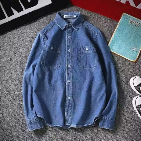 Ethan | Men's Shirt | Mens Shirts | Denim Blend Shirt 0