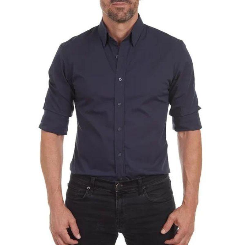 Ethan | Men's Shirt | Zip Front Shirt | Wrinkle-Resistant Blend 2
