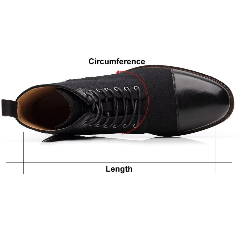 Ethan | Men's Shoes | Mens Boots | Comfortable Leather and Fabric Design 7
