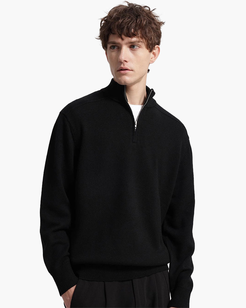 Ethan | Men's Sweater | Half Zip Sweater | Stylish Layering 3