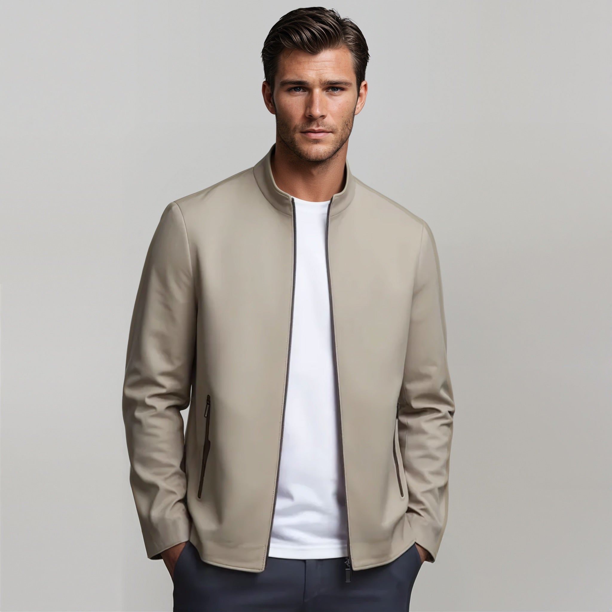 Ethan | Mens Bomber Jacket | Black Bomber Jacket | Bomber 4