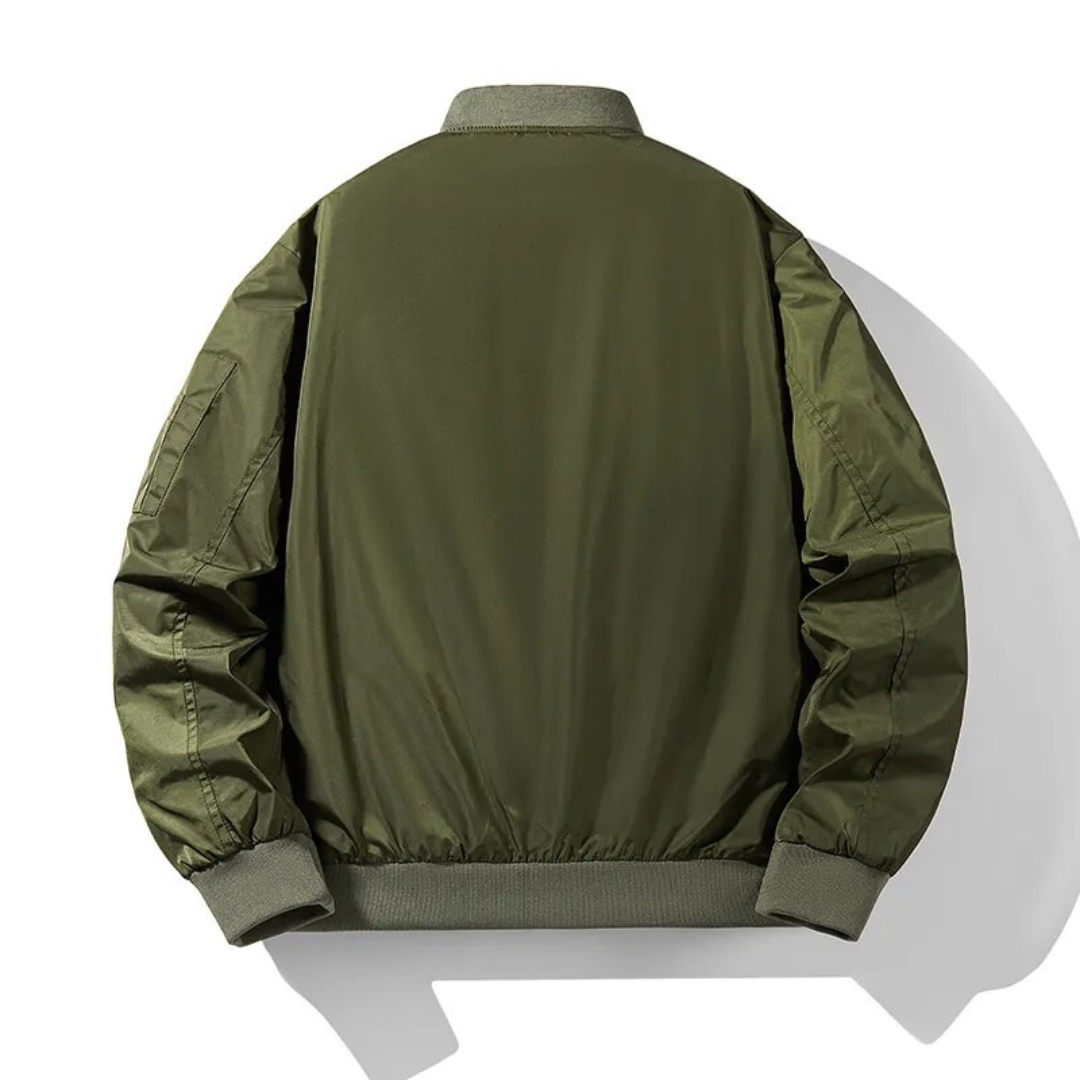 Ethan | Mens Bomber Jacket | Black Bomber Jacket | Stylish Bomber 3