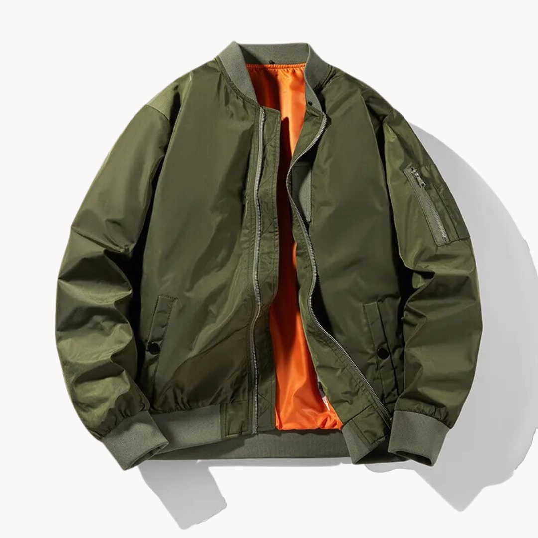 Ethan | Mens Bomber Jacket | Black Bomber Jacket | Stylish Bomber 4