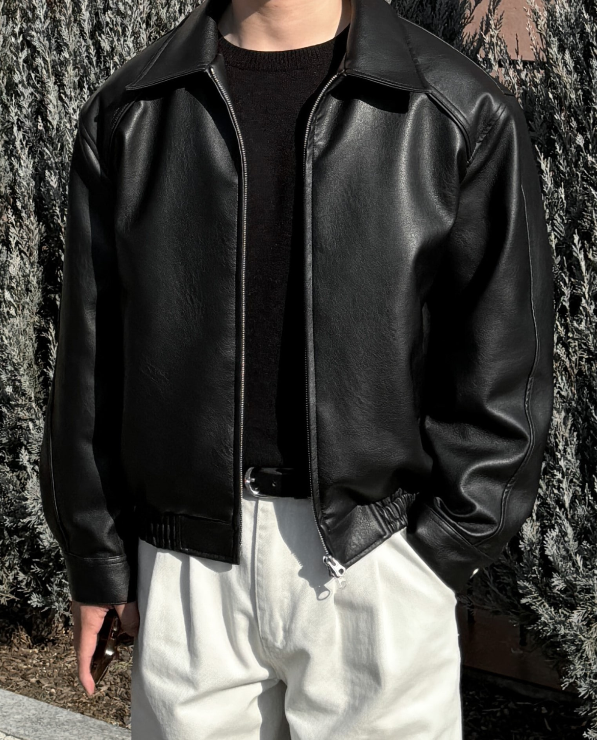 Ethan | Mens Leather Jackets | Black Leather Jacket | Leather Bomber Jacket 1
