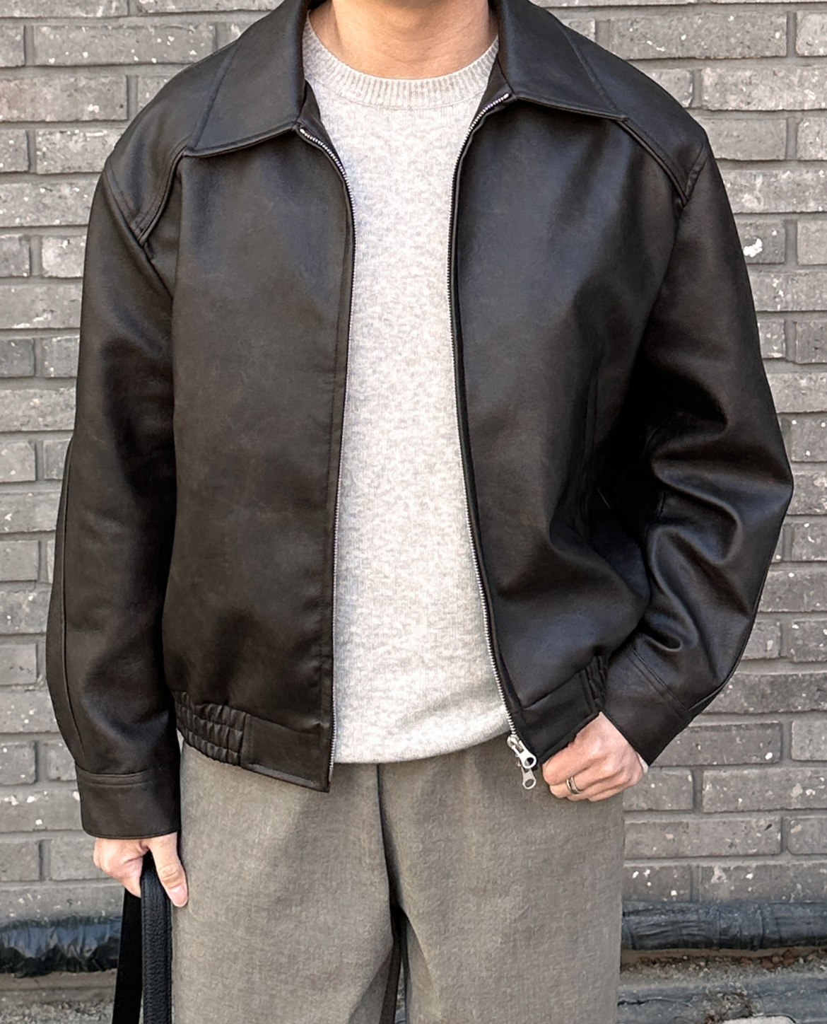 Ethan | Mens Leather Jackets | Black Leather Jacket | Leather Bomber Jacket 6