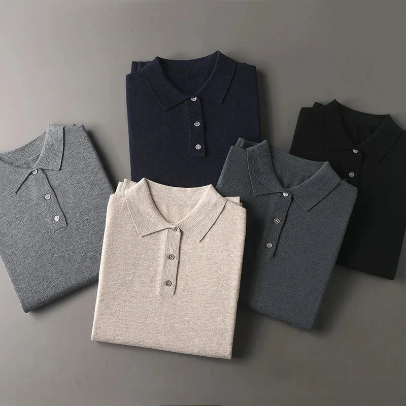 Ethan | Mens Polo Shirts | Long Sleeve Polo Shirts | Polo Shirt 1