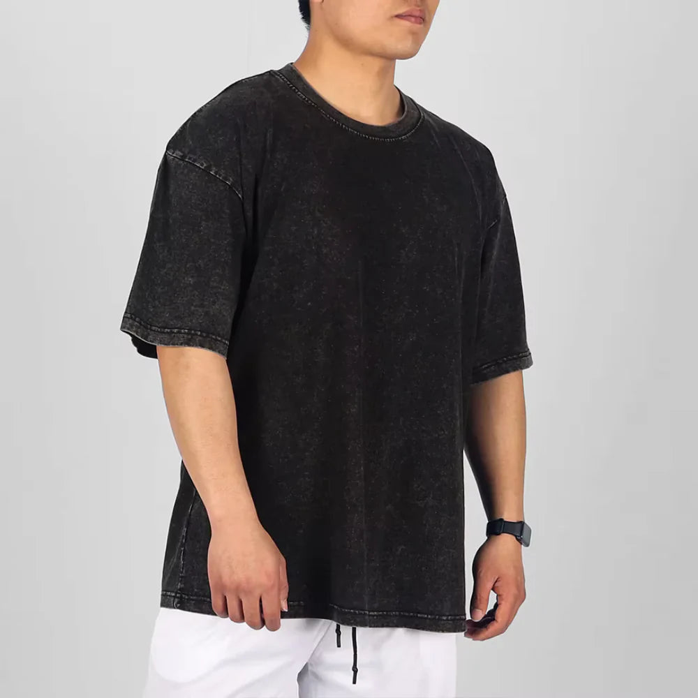 Ethan | Oversized T-Shirt | Vintage Wash | Breathable Fabric 0